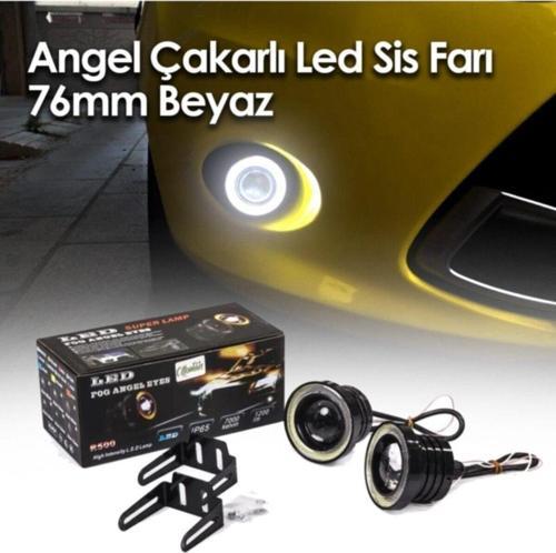 Angel Led Lamba Mercek Gündüz Sis Farı 76 Mm Beyaz