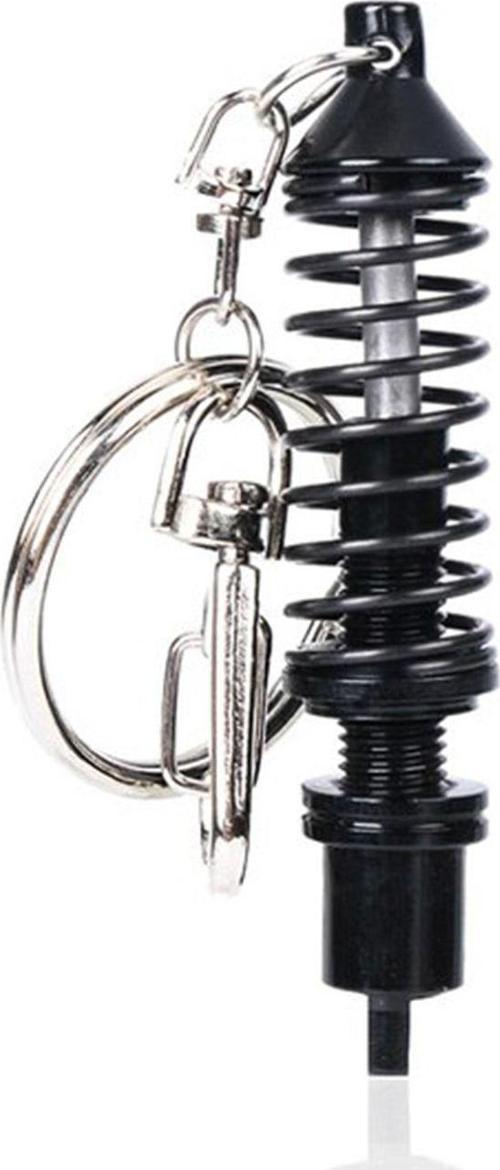 Oto Araba Anahtarlık Coilover Ayarlanabilir Siyah Metal