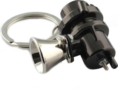 Oto Araba Anahtarlık Turbo Krom Siyah Metal