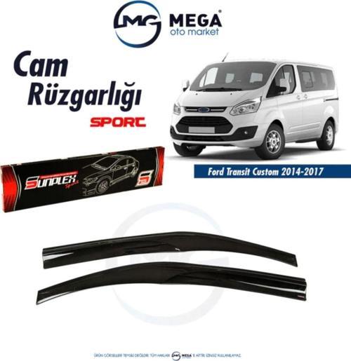 Ford Transi?t Custom 2014-2018 Cam Rüzgarlık Mugen Ti?p Sunplex
