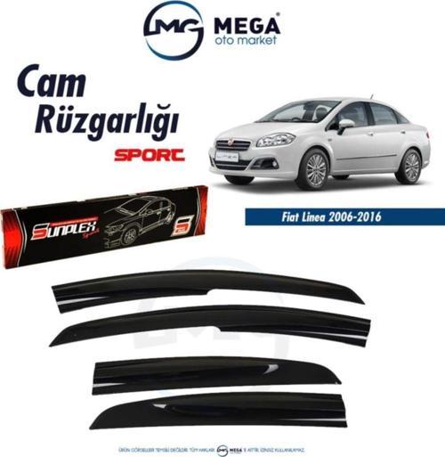 Fiat Linea 2006-2016 Cam Rüzgarlık Mugen Ti?p