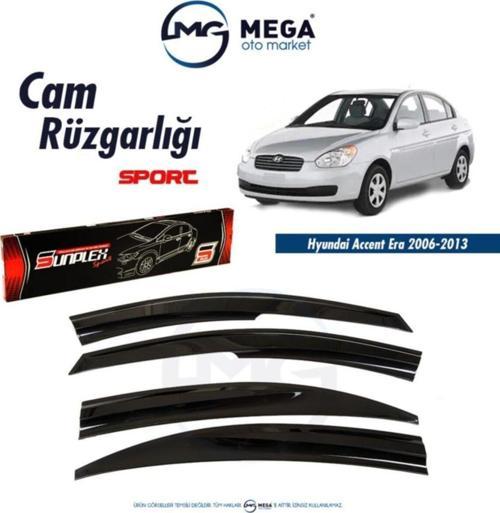 Hyundai Accent Era 2006-2013 Uyumlu Cam Rüzgarlık Mugen Tip Sunplex N11.35032