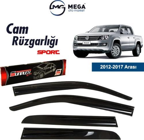 Vw Amarok Mugen Tip Cam Rüzgarlık Sunplex Uyumlu