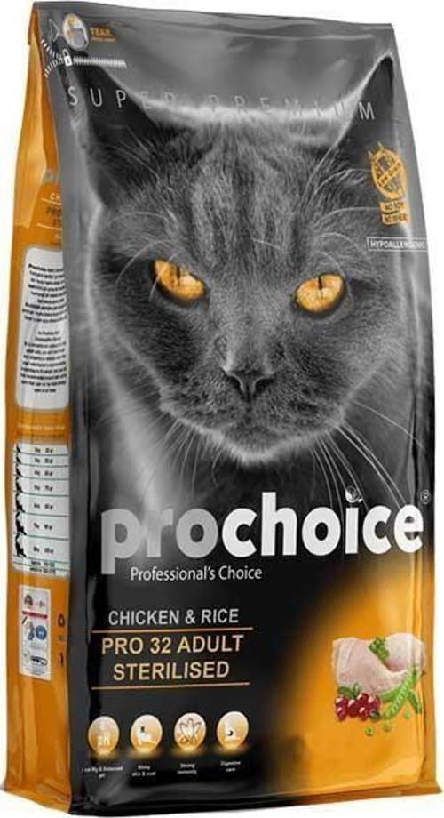 Pro 32 Sterilised Kısırlaştırılmış Yetişkin Kedi Maması 15 kg