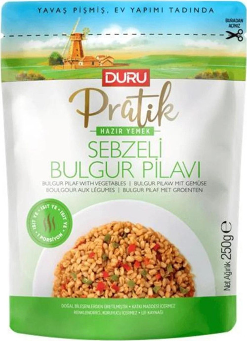 Pratik Sebzeli Bulgur Pilavı 250 Gr