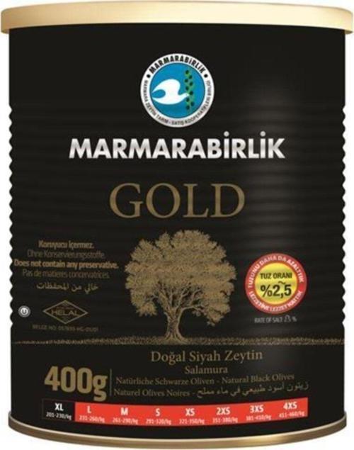Siyah Zeytın Gold 400 Gr