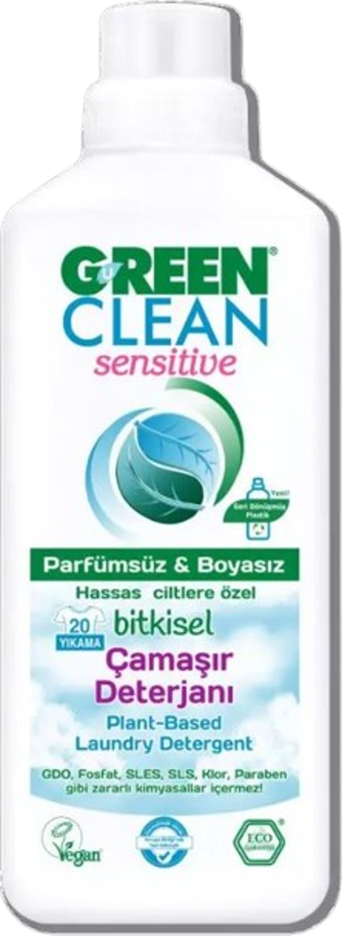 Sensitive Parfümsüz&Boyasız Bitkisel Çamaşır Deterjanı 1000 ml