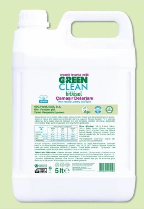 Bitkisel Çamaşır Deterjanı Organik Lavanta Yağlı (5000 Ml) Depo-e