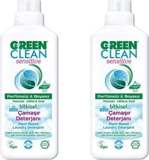 Sensitive Bitkisel Çamaşır Deterjanı 1000 ml X2 Adet