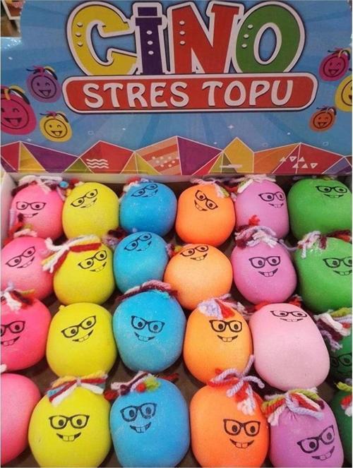 Oyuncak 4 Farklı Renk Stres Topu Türk Squishy Oyun Hamuru 1 ADET