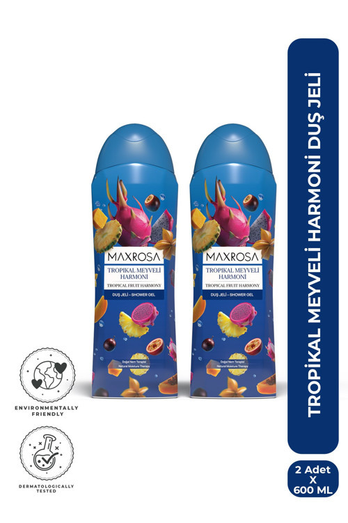 Tropikal Meyveler Duş Jeli 600 ml x 2 Adet