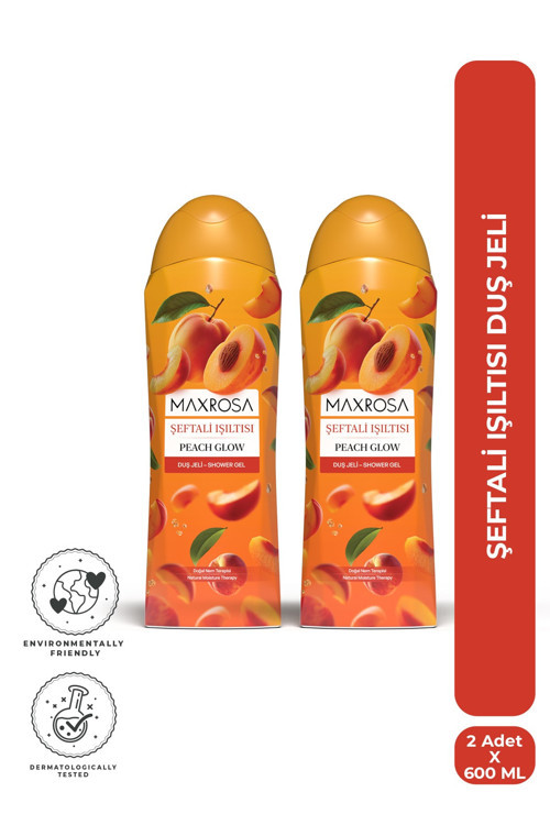 Şeftali Işıltısı Duş Jeli 600 ml x 2 Adet