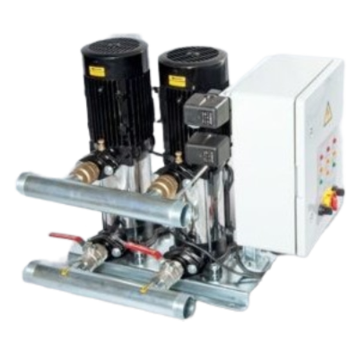 WNP2 VM 12-8T İki Pompalı Hidrofor 8 Kat 152 Daire 6.5 Hp 380 Volt