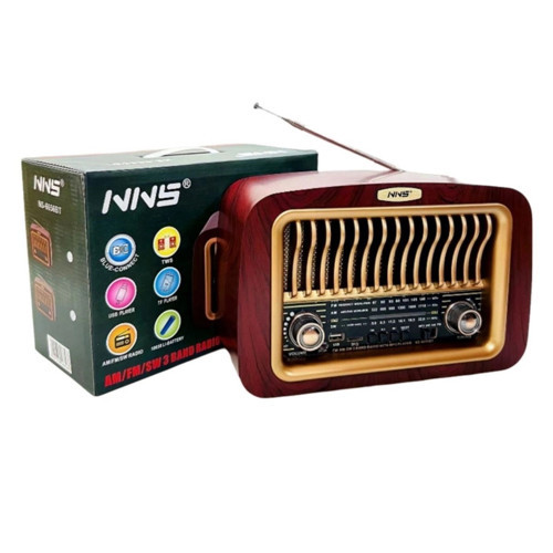 ® Taşınabilir Klasik AM/FM/SW Transistör Retro Nostaljik Radyo USB Şarjlı