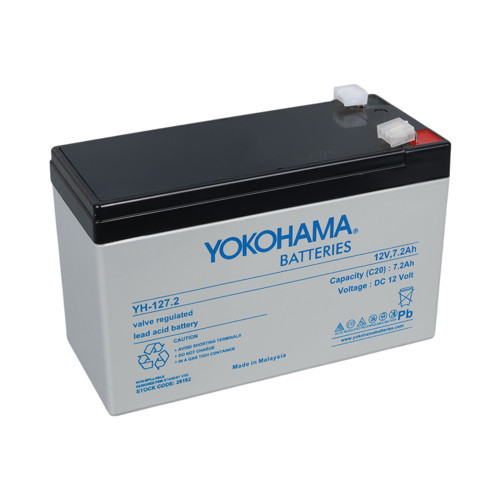 YH-127.2 12 Volt - 7.2 Amper UPS'ler İçin Akü (150X65x90 Mm)