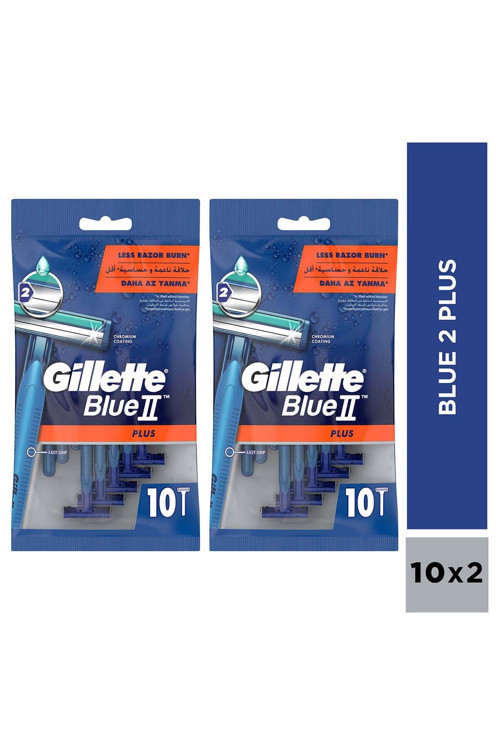 Blue2 Plus Kullan At Tıraş Bıçağı 10 Adet X 2 Adet