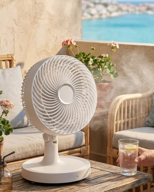 tekno 2200 RPM Mini Masaüstü Vantilatör Sessiz ve Güçlü Hava Akışlı Fan 2026