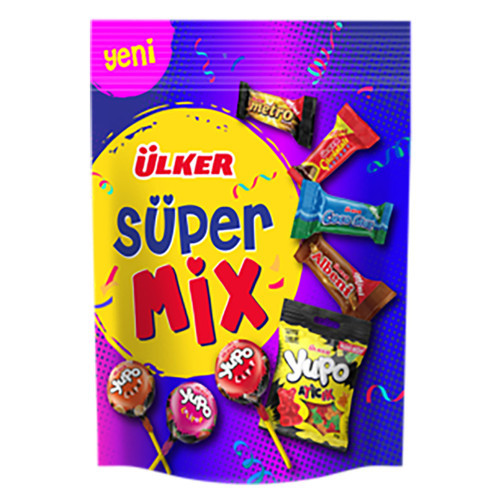 SÜPER MİX - Yupo ve Mini All Star Ürünleri Karışık Paket - 300.6 gram - 6 Adet