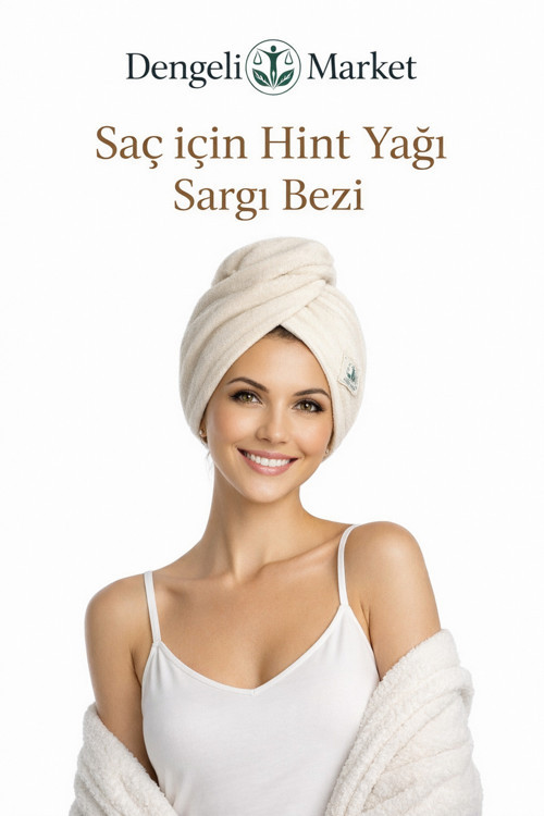 Saç için Hint Yağı Sargı Bezi