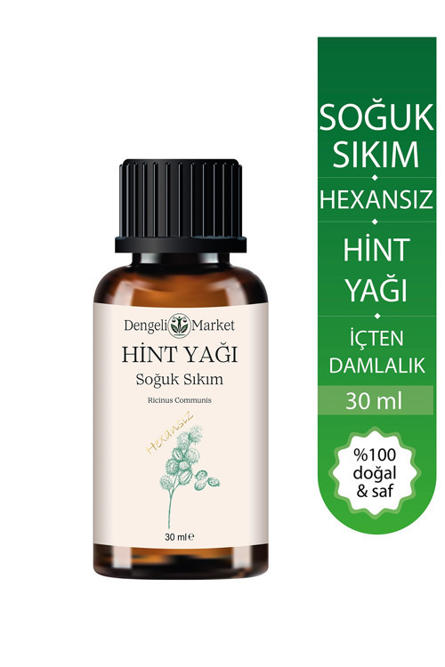 Hint Yağı 30 ml | Hekzansız | Soğuk Sıkım | Pratik Kullanım | Cam Şişe | Doğal Bakım Yağı