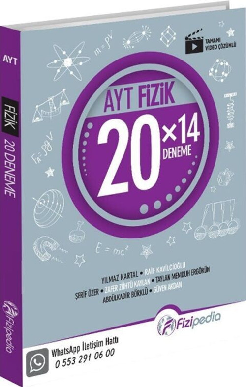 AYT Fizik 20 x 14 Deneme Fizipedia Yayınları