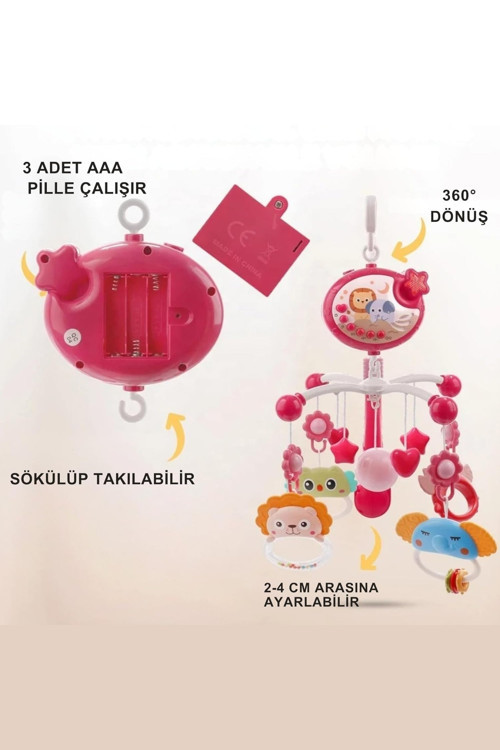Bebek Dönencesi - Müzikli ve Işıklı Çıngıraklı Projektör