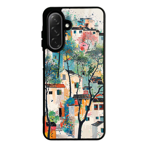 Galaxy A26 Kılıf Kamera Korumalı Desenli MKST Lusi Kapak - Evler