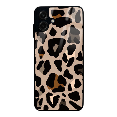 Galaxy A07 Kılıf Kamera Korumalı Desenli MKST Lusi Kapak - Leopar