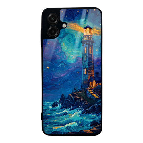Galaxy A07 Kılıf Kamera Korumalı Desenli MKST Lusi Kapak - Deniz Feneri