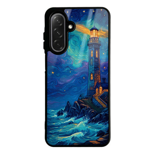 Galaxy A26 Kılıf Kamera Korumalı Desenli MKST Lusi Kapak - Deniz Feneri