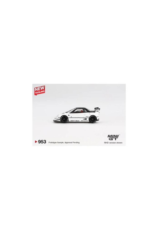 BL 953 minigt Mazda AZ-1 Liberty Walk LB40 Beyaz 2024 Tokyo Auto Salon 1/64 Model Araba