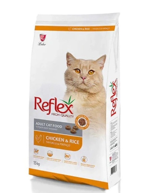 Tavuklu ve Pirinçli Yetişkin Kedi Maması 15kg