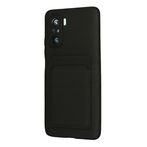 Xiaomi Mi 11i Kılıf Kelvin Kartvizitli Silikon - Siyah
