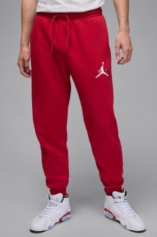Jordan Fleece Jumpman Kırmızı Şardonlu Erkek Eşofman Altı