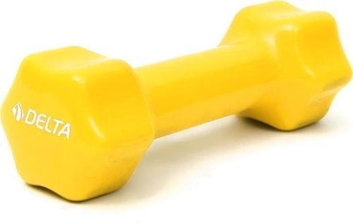 0,5 Kg x 1 Adet Deluxe Pvc Kaplama Sarı Demir Dambıl