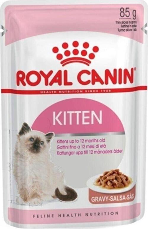 Kıtten Gravy Soslu Pouch Yavru Kedi Yaş Mama 6 Adet X 85 Gr