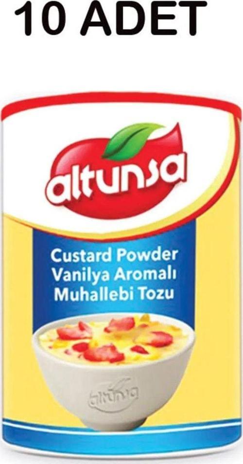 Custard Powder Vanılya Aromalı "Muhallebı Tozu" 250G X 10 Adet