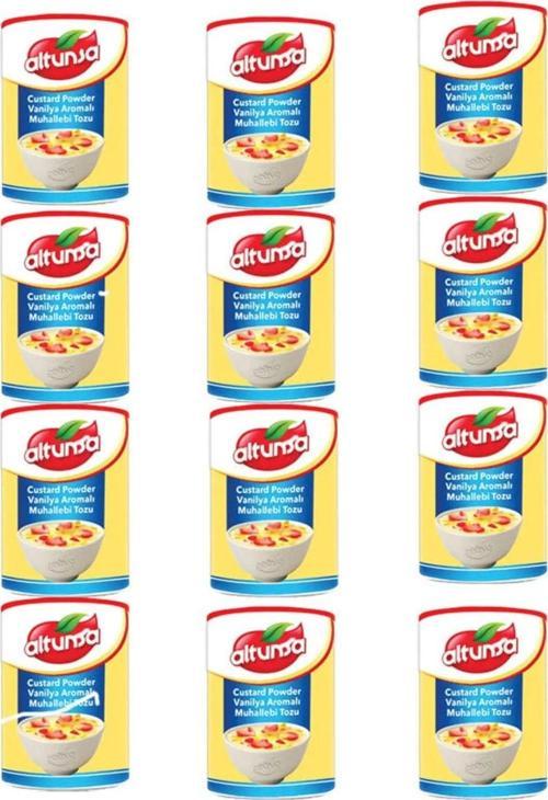 Custard Powder Vanılya Aromalı "Muhallebı Tozu" 250G X 12 Adet