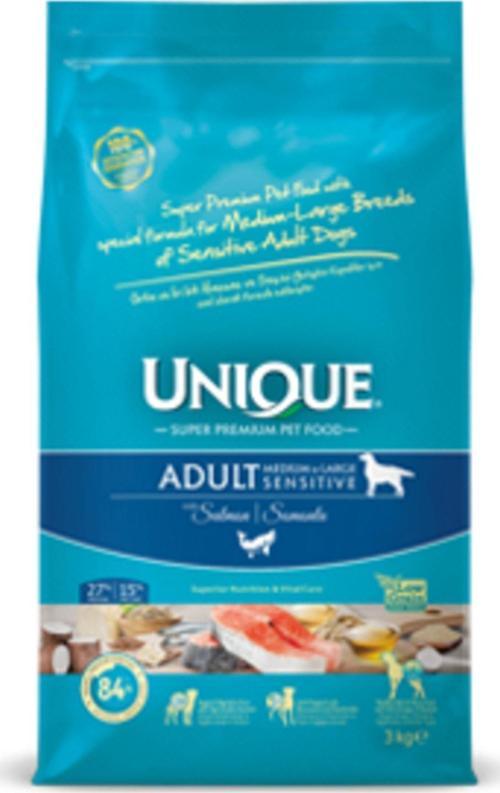 Orta Iri Irk Somonlu Yetişkin Köpek Maması 3 Kg Sensitive