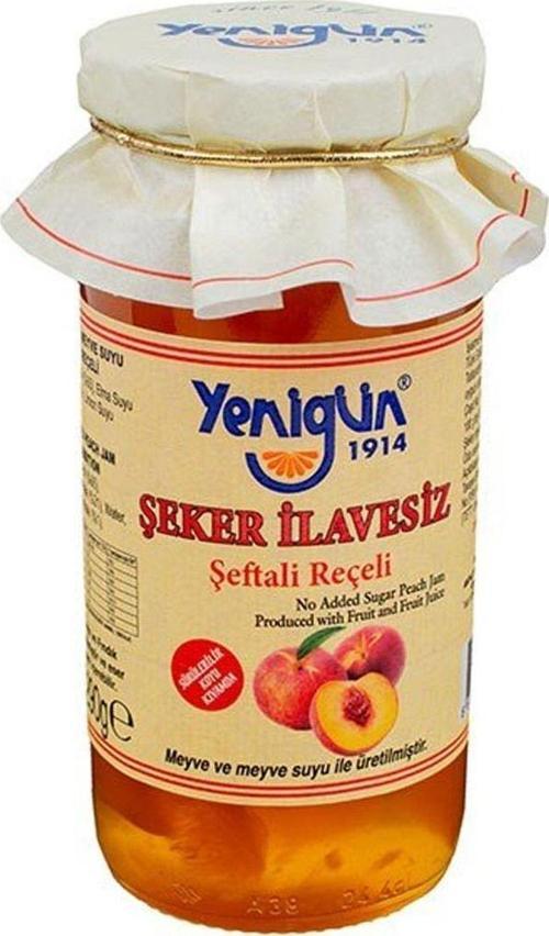 Şeker İlavesiz Şeftali Reçeli 290 Gr