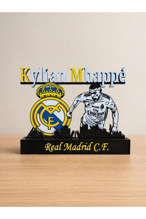 Mbappe Temalı Masa Üsütü Organizer Şık Tasarım