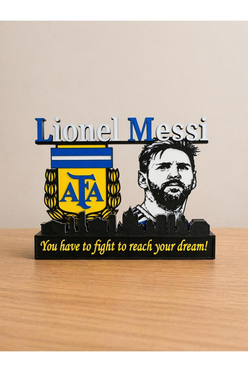 Lionel Messi Temalı Masa Üsütü Organizer Şık Tasarım