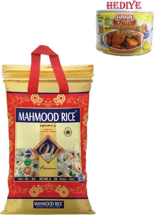 Basmati Pirinç 4 Kg + Hana Bakla Konservesi 400 Gr Hediye