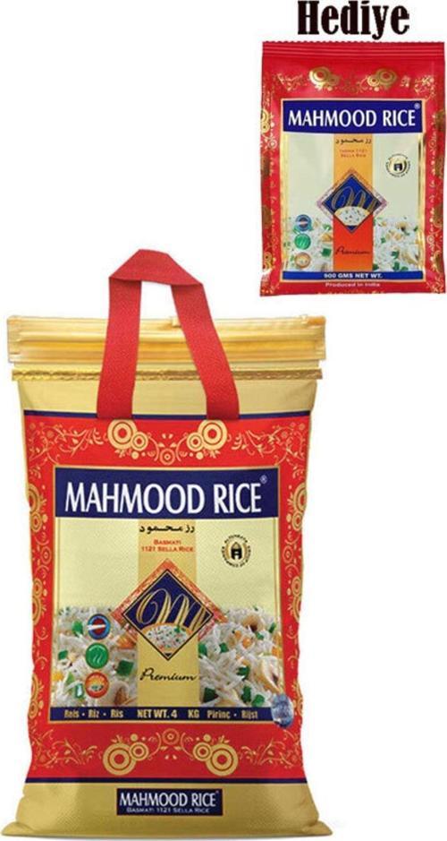 Mahmood Rice Basmati Pirinç 4 Kg Mahmood Rice Basmati Pirinç 900 Gr Hediye