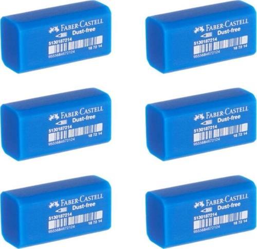 Faber-Castell Dust-free Sınav Silgisi 6'lı