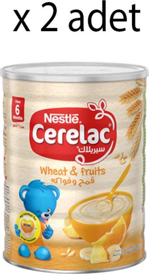 Cerelac Wheat And Fruits (Buğday Ve Meyve) 400  gr X2 Adet