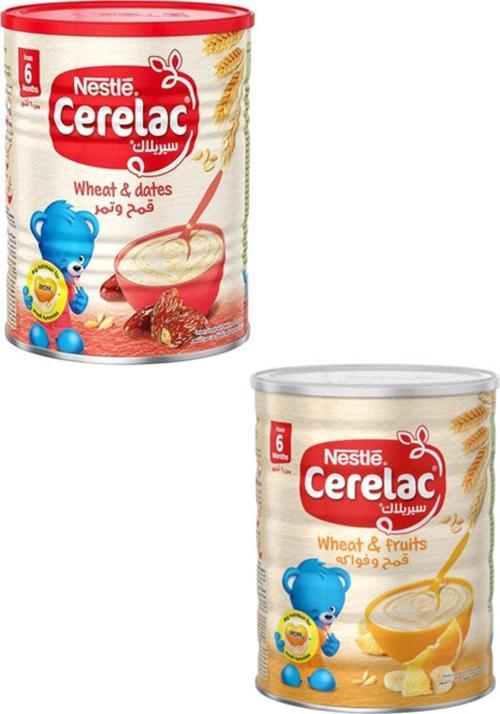 Cerelac Wheat And Fruits 400  gr + Cerelac Wheat And Dates 400  gr (Orjinal)