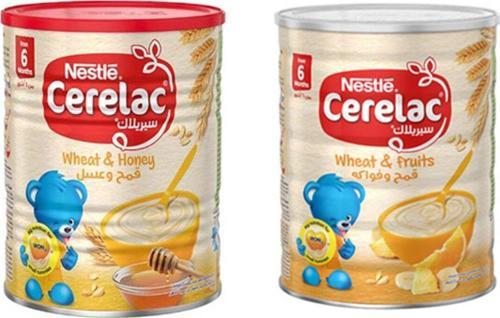 Cerelac Wheat And Fruits 400  gr + Cerelac Wheat And Honey 400  gr