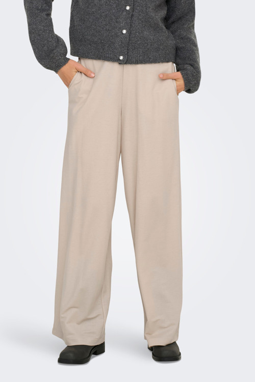 Onlsakura Relaxed Fit Normal Bel Bol Paça Bayan Pantolon 15366882 TAŞ