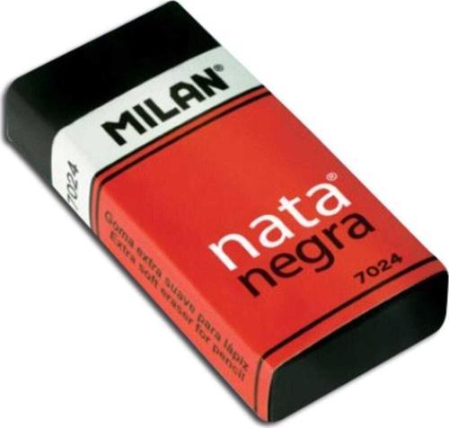7024 Orta Boy Nata Negra Yumuşak Siyah Silgi